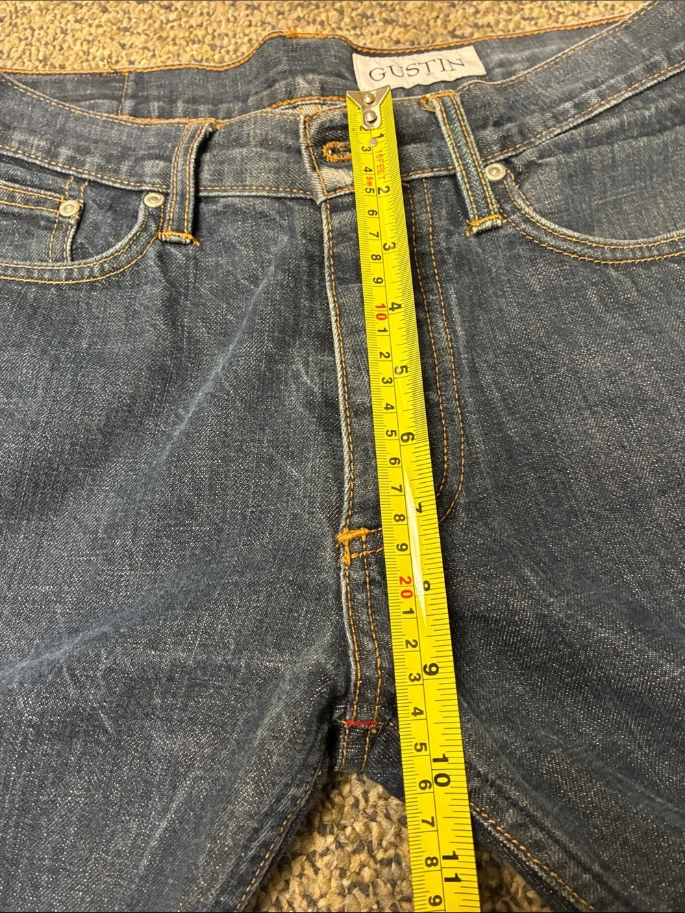Gustin Dark Blue Men’s Straight Jeans